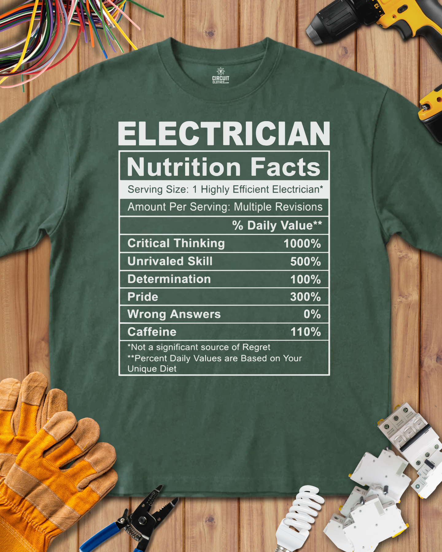 Electrician Nutrition T-shirt