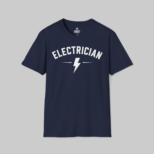 Electrician College Style T-shirt