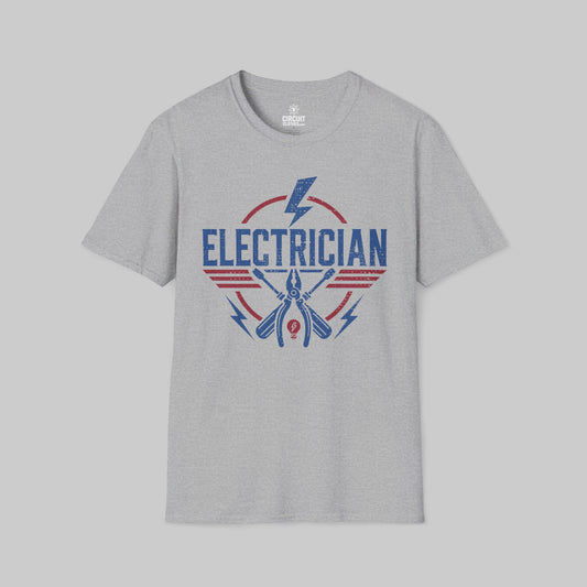 Cool USA Style Electrician T-shirt