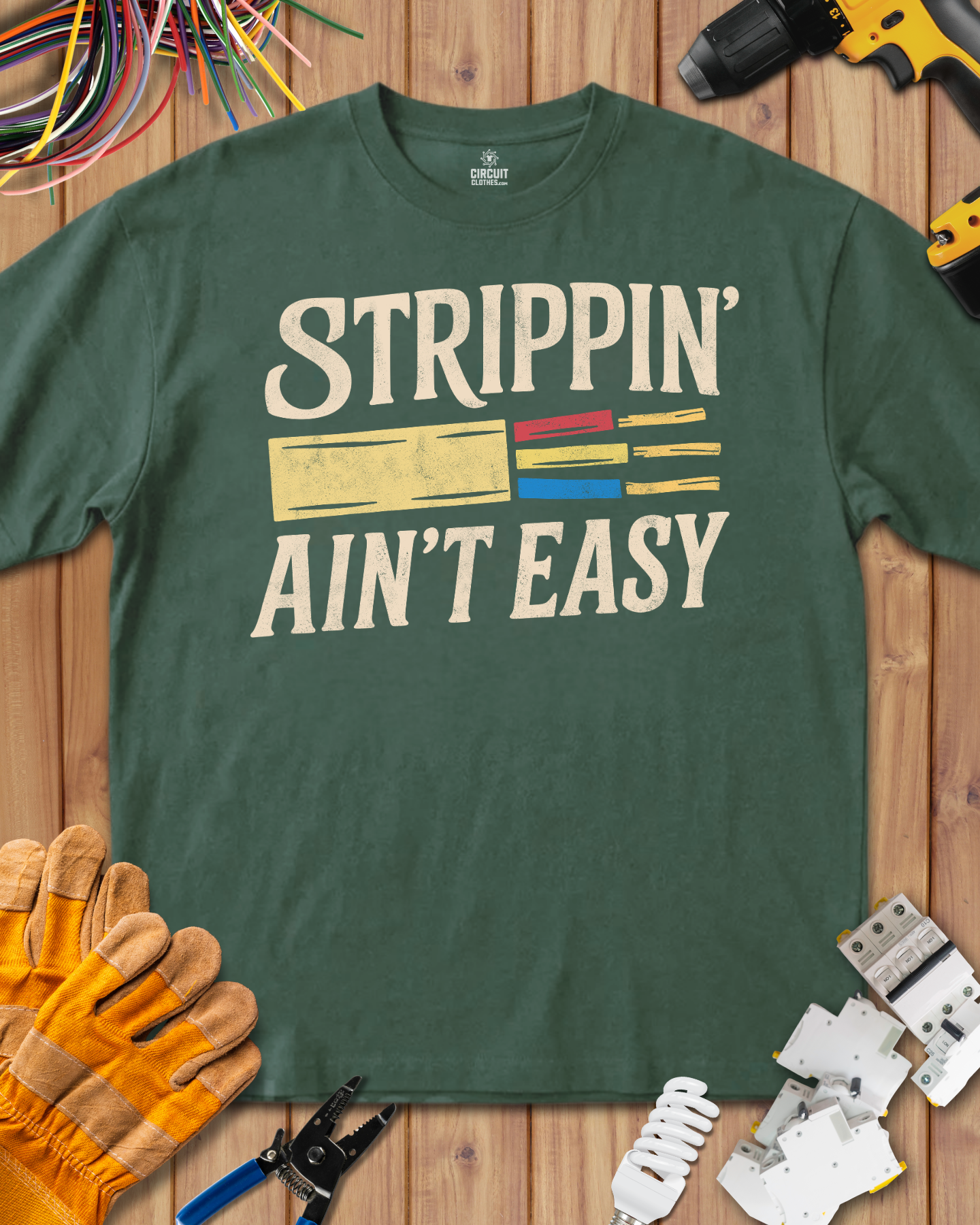 Strippen Arn't Easy T-shirt