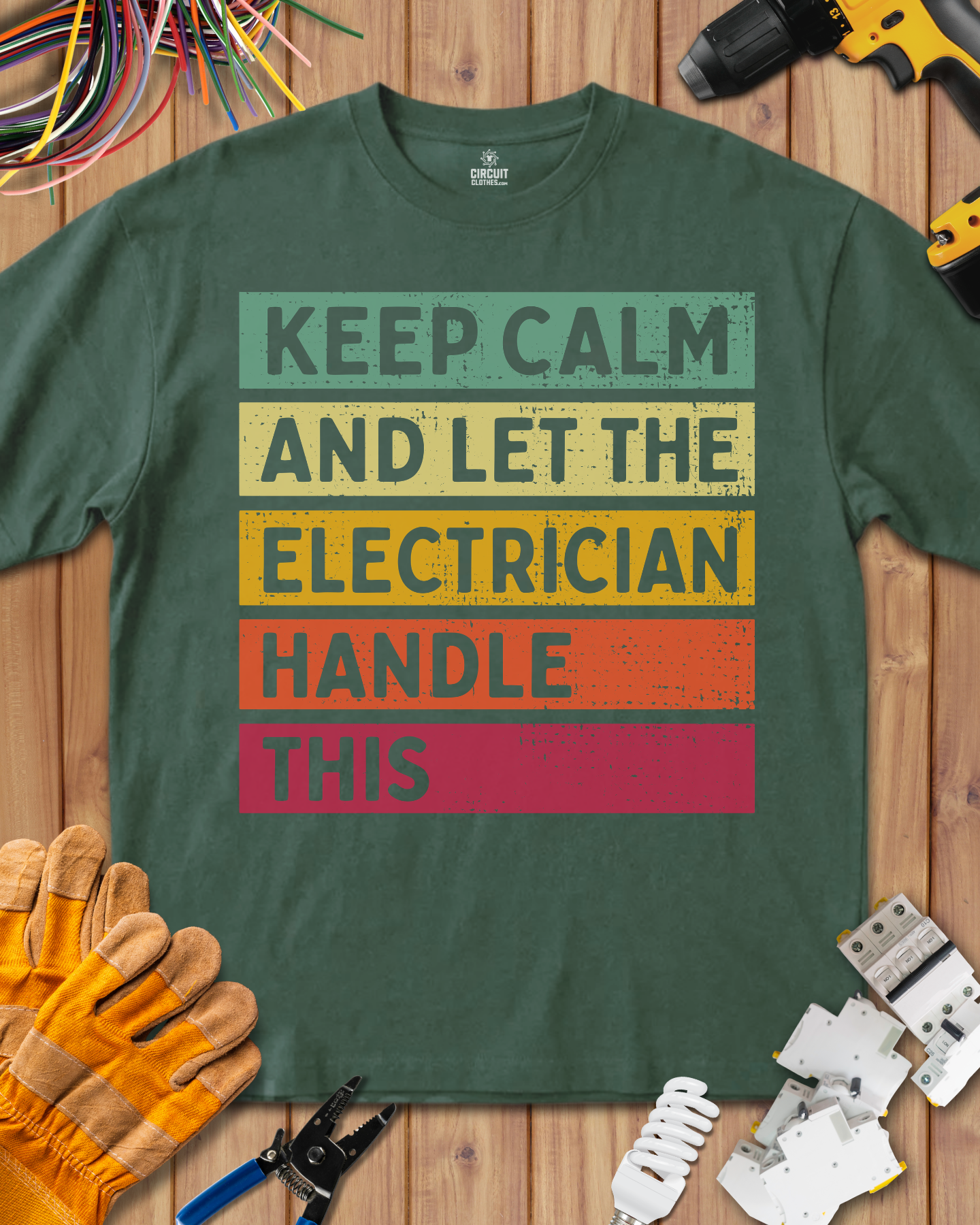 Keep Calm and Let the Electrician Handle This T-shirt