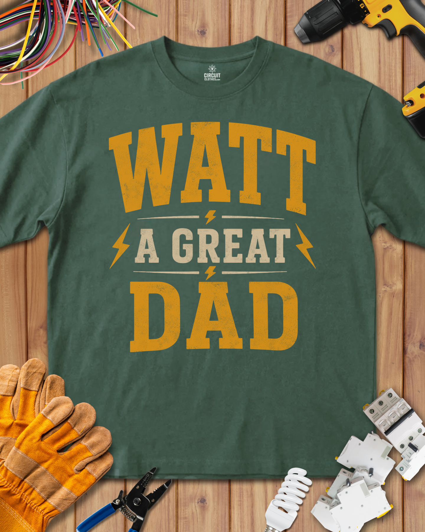 Watt a Great Dad T-shirt