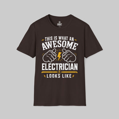 This is What an Awesome Electrician looks like T-shirt