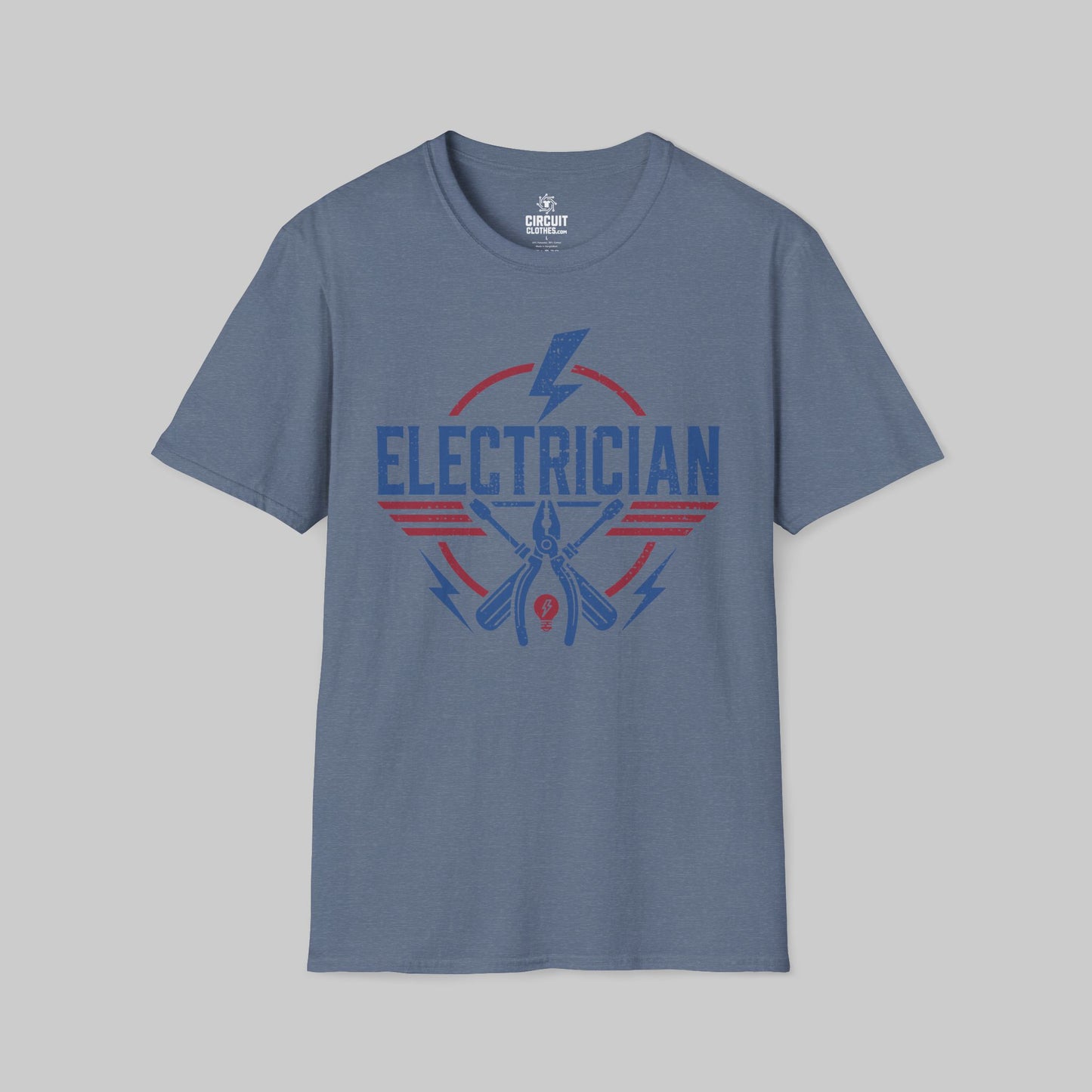 Cool USA Style Electrician T-shirt