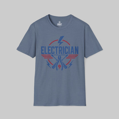 Cool USA Style Electrician T-shirt