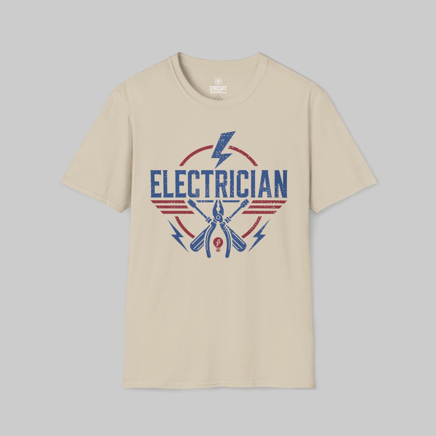 Cool USA Style Electrician T-shirt