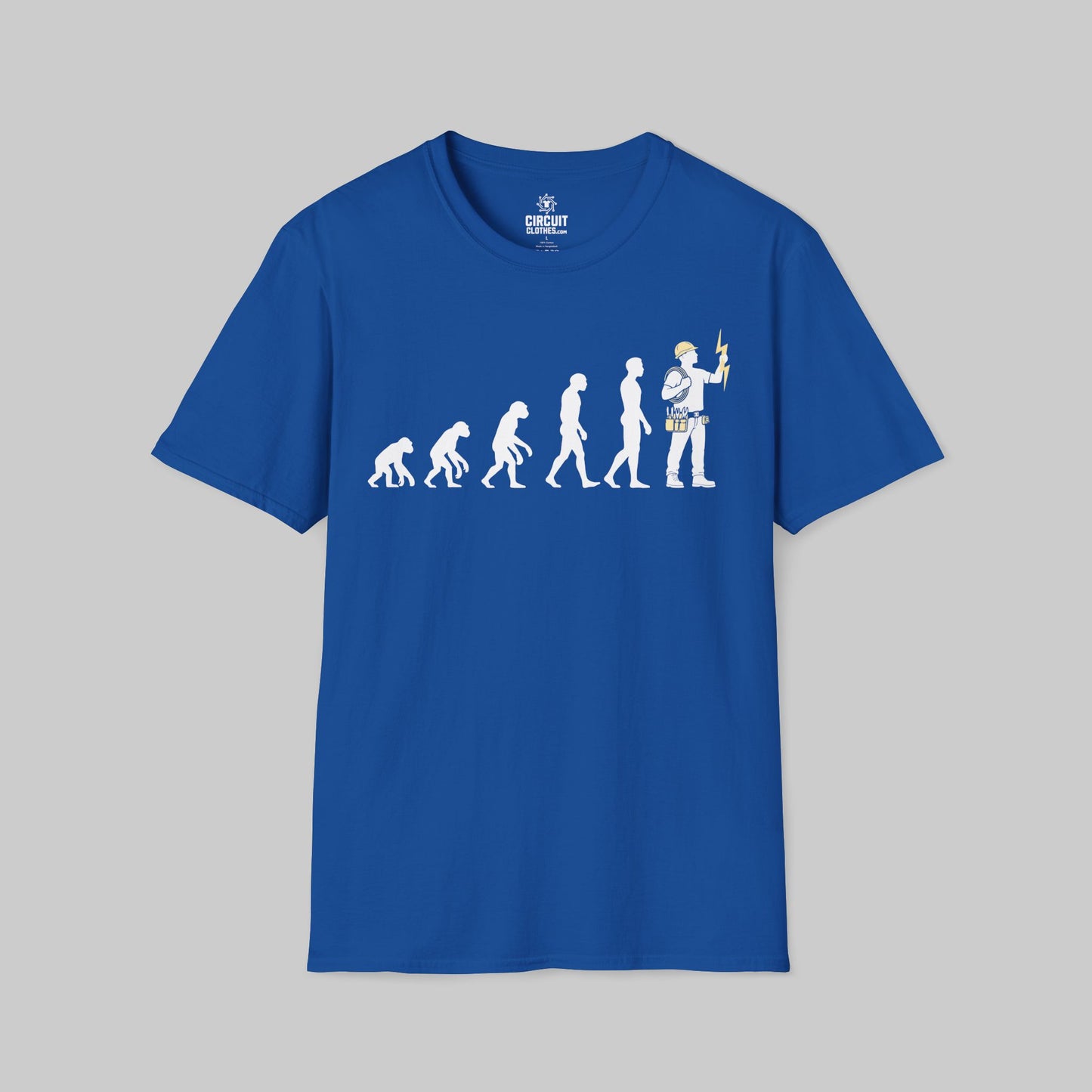 Electrician Evolution Style T-shirt