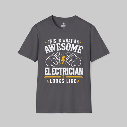 This is What an Awesome Electrician looks like T-shirt