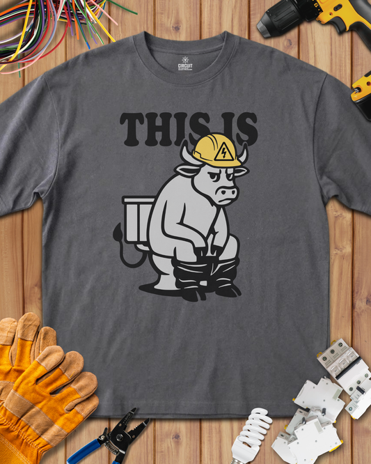 Funny Electrician This Is Bull sh*t T-shirt