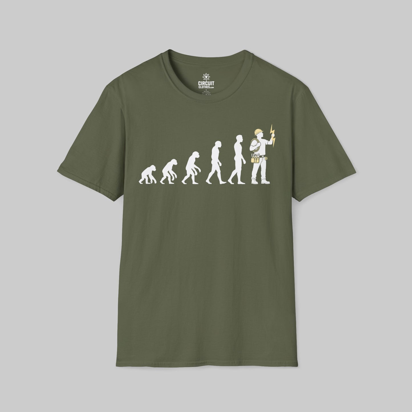 Electrician Evolution Style T-shirt