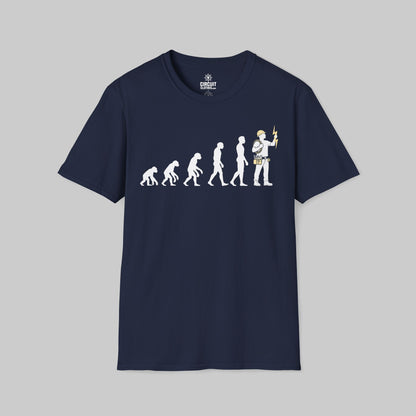 Electrician Evolution Style T-shirt