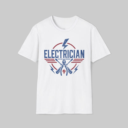Cool USA Style Electrician T-shirt