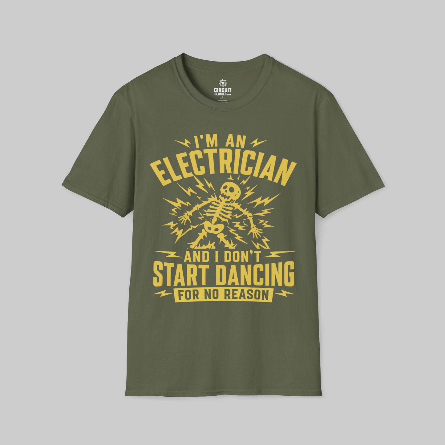 Electrician don't start Dancing for no Reason T-shirt