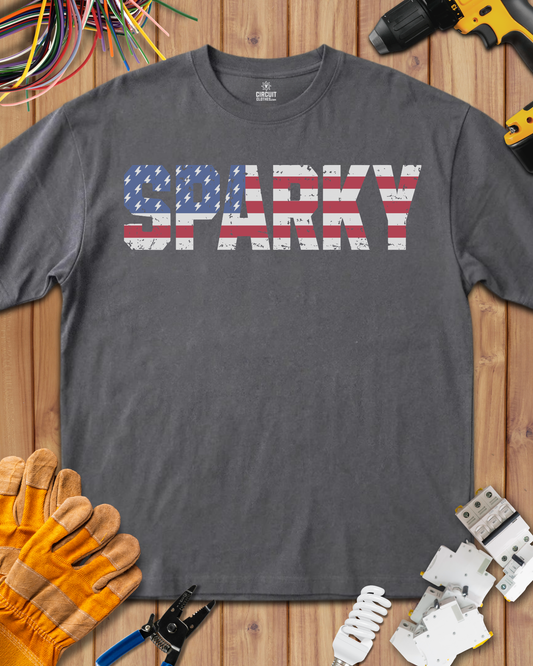 USA Sparky Flag T-shirt