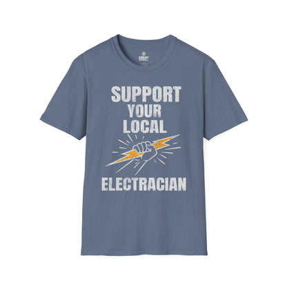 Support Your Local Electrician T-shirt