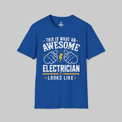 This is What an Awesome Electrician looks like T-shirt