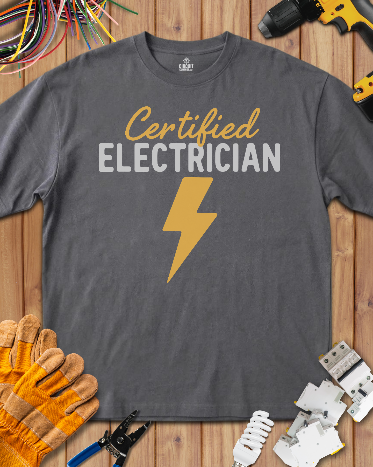 Certified Electrician T-shirt