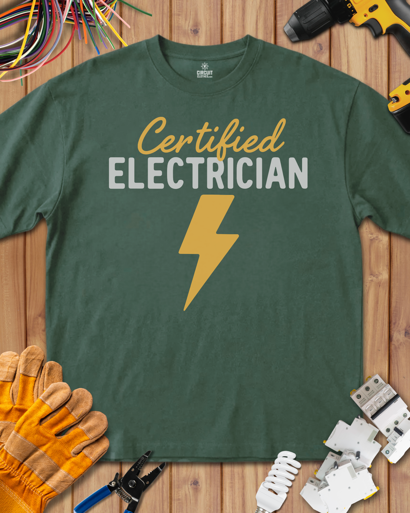 Certified Electrician T-shirt