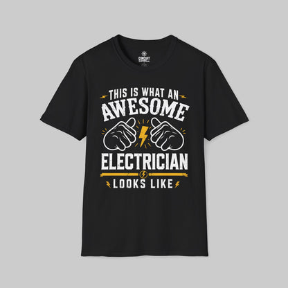 This is What an Awesome Electrician looks like T-shirt