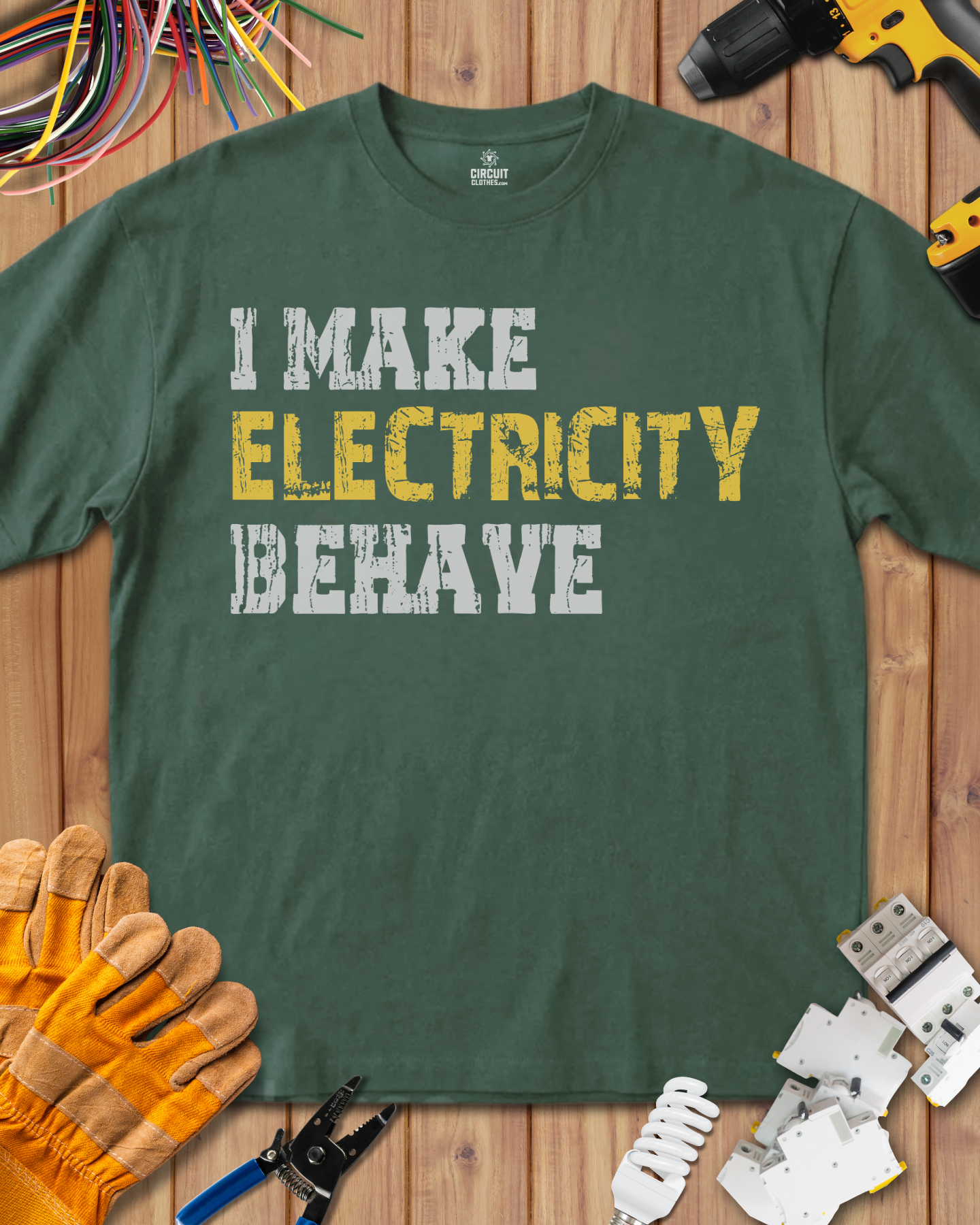 I Make Electricity Behave T-shirt