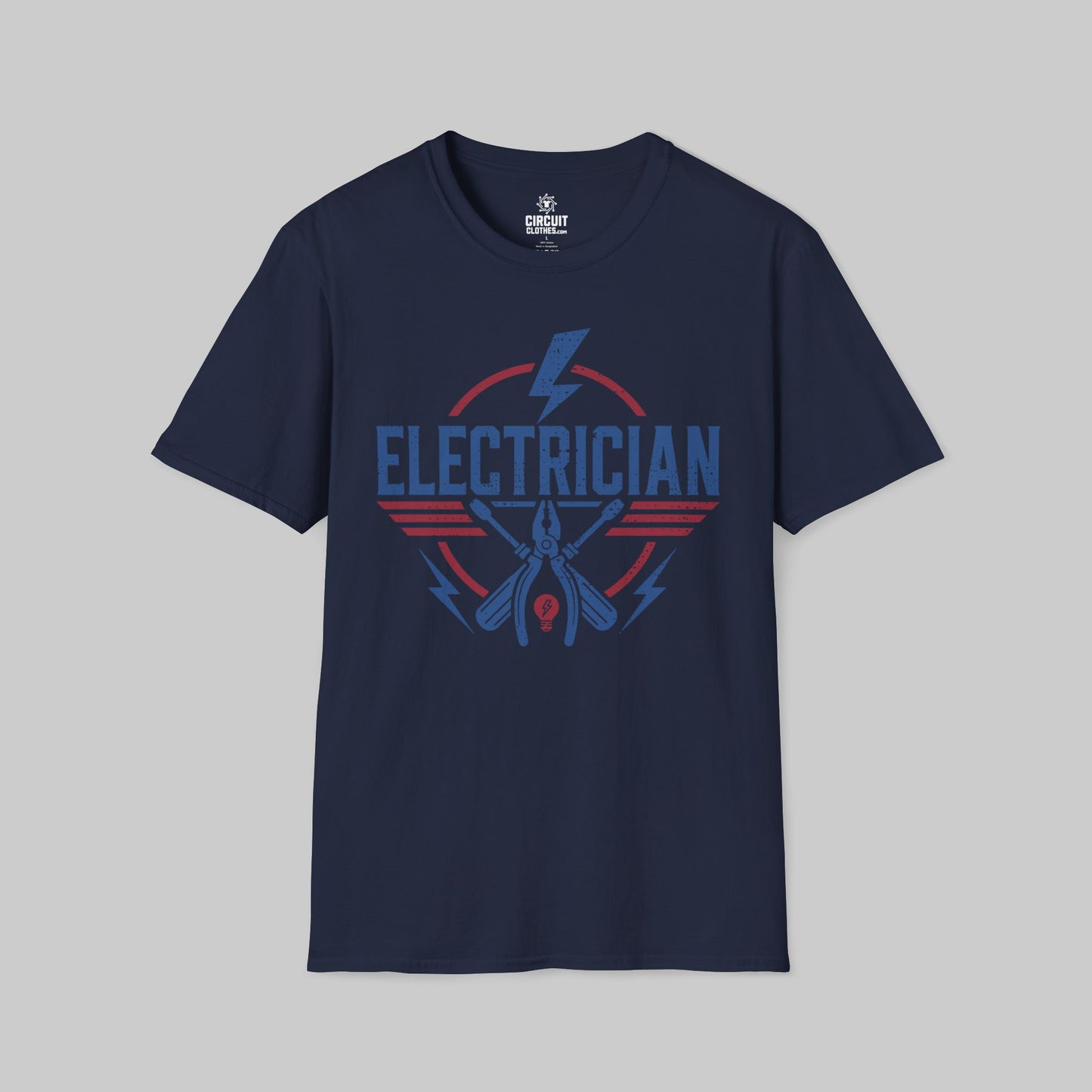 Cool USA Style Electrician T-shirt