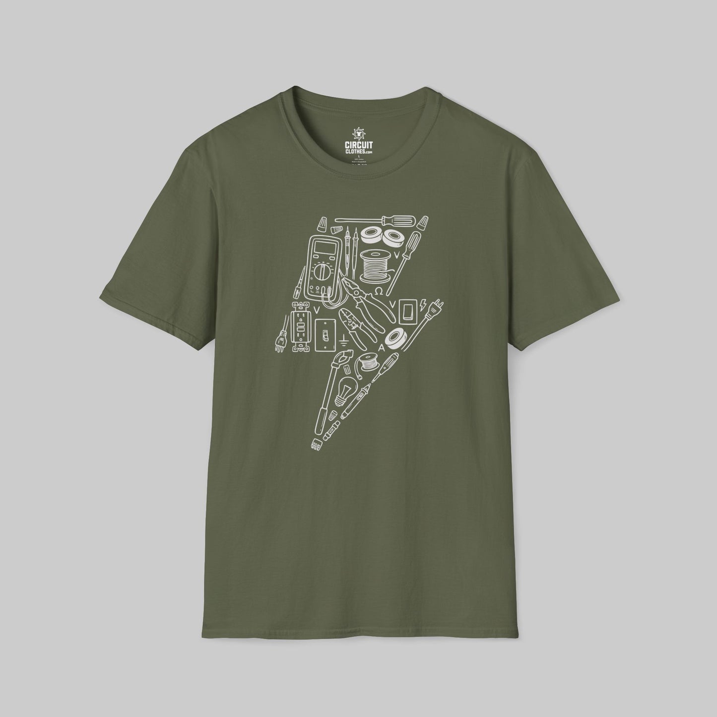 Cool Electrician Accessory Style T-shirt