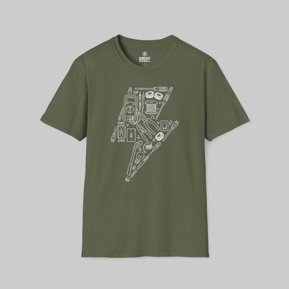 Cool Electrician Accessory Style T-shirt