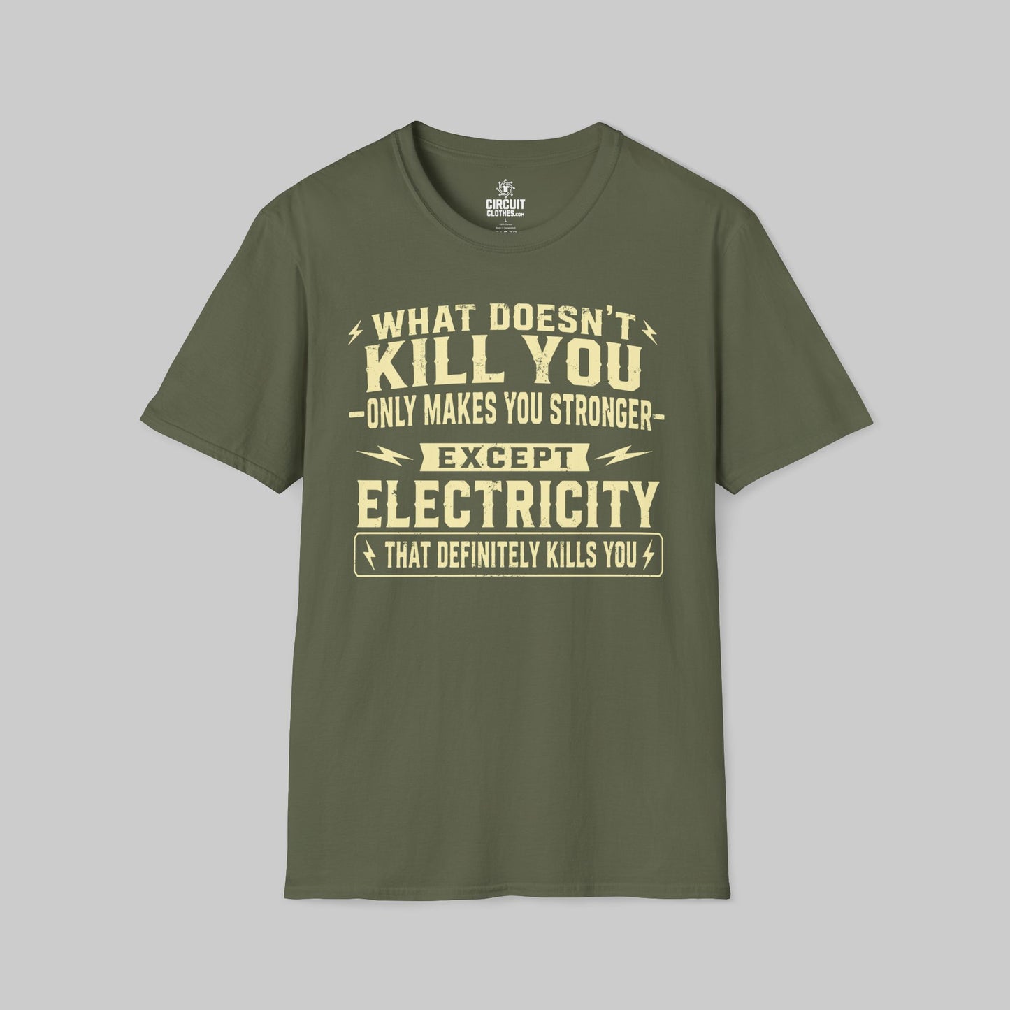 Electricity definitely kills you T-shirt