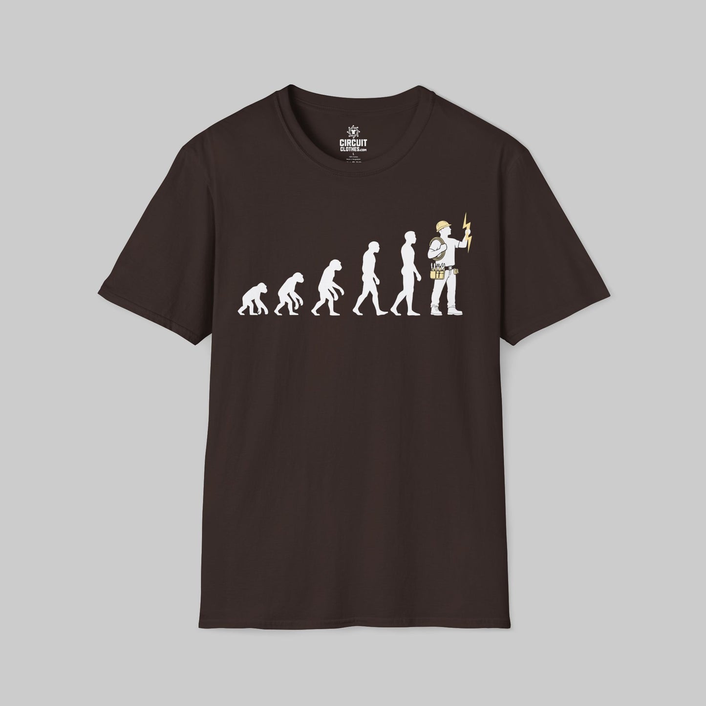 Electrician Evolution Style T-shirt