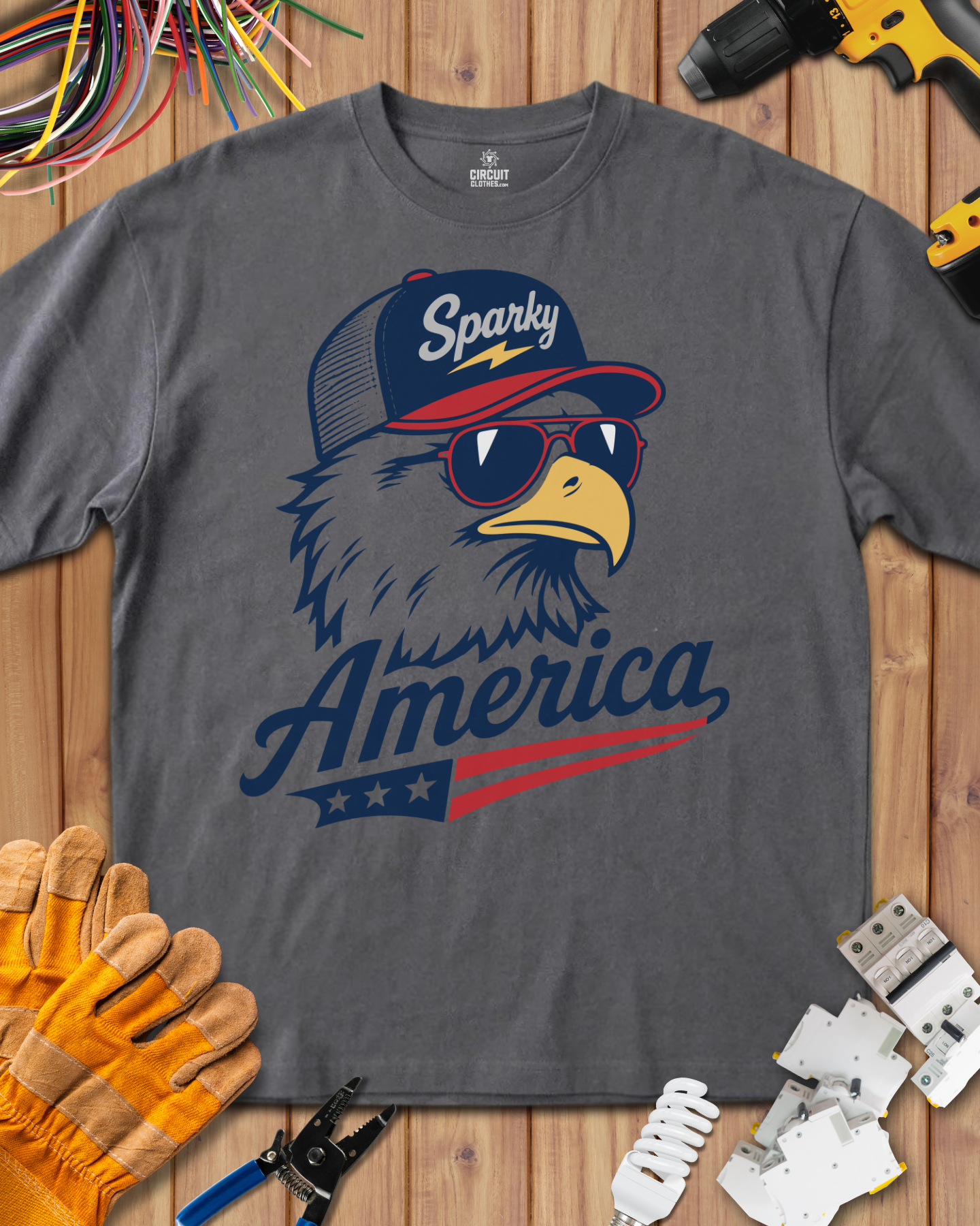 Sparky Eagles America  T-shirt