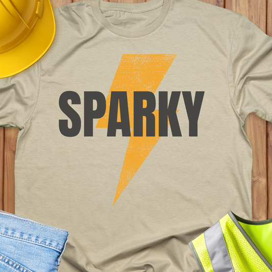 Sparky electrician T-shirts
