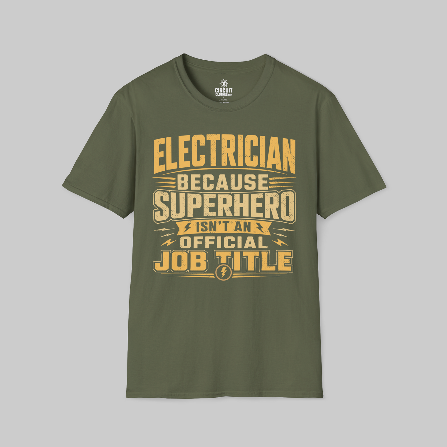 Electrician because Superhero Isn't an Office Job Title