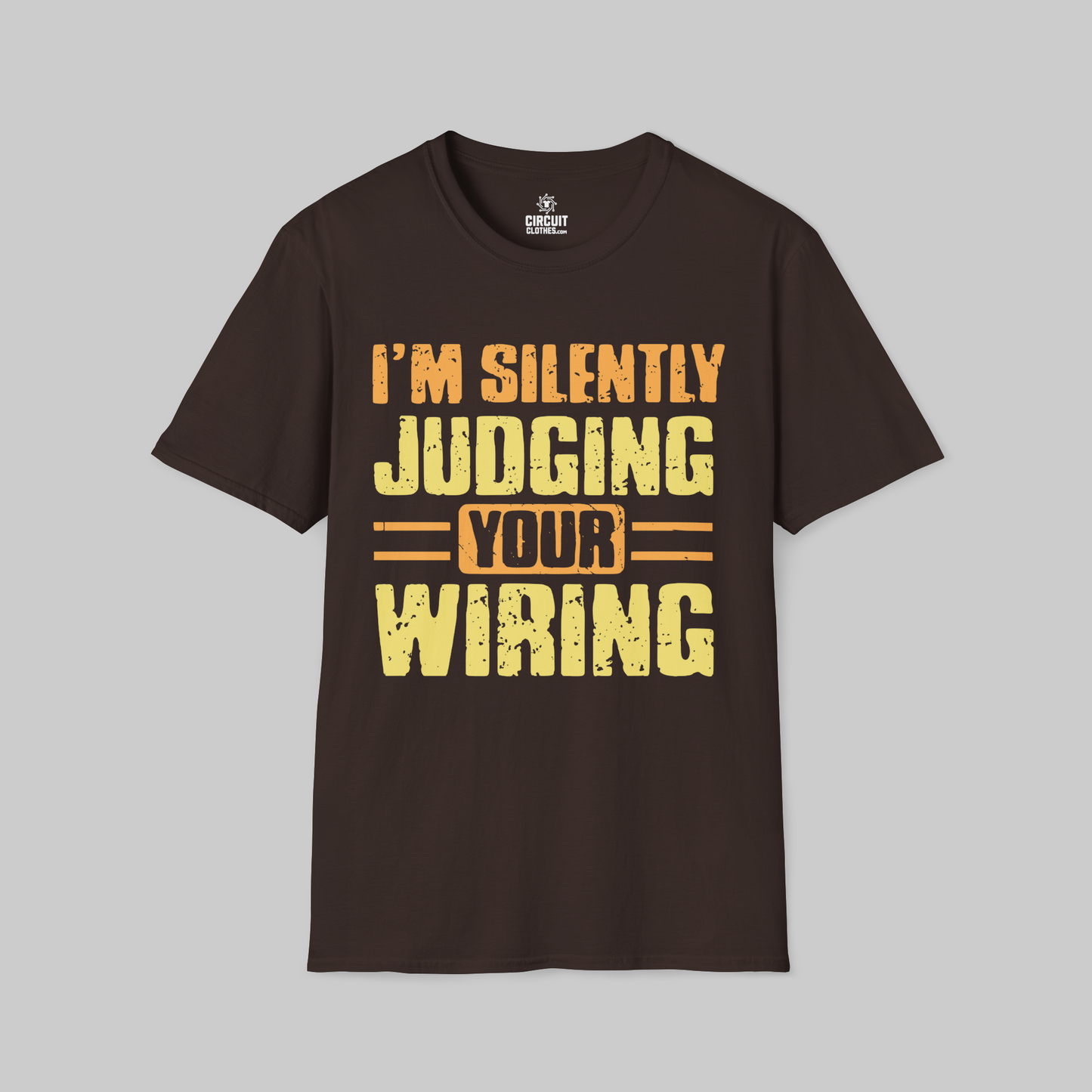 I am Silently Judging Your Wiring  T-shirt