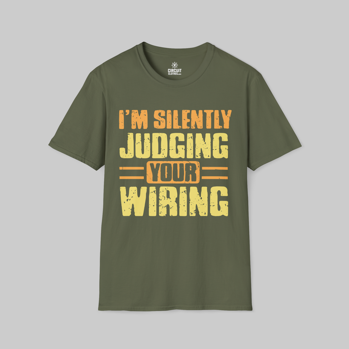I am Silently Judging Your Wiring  T-shirt