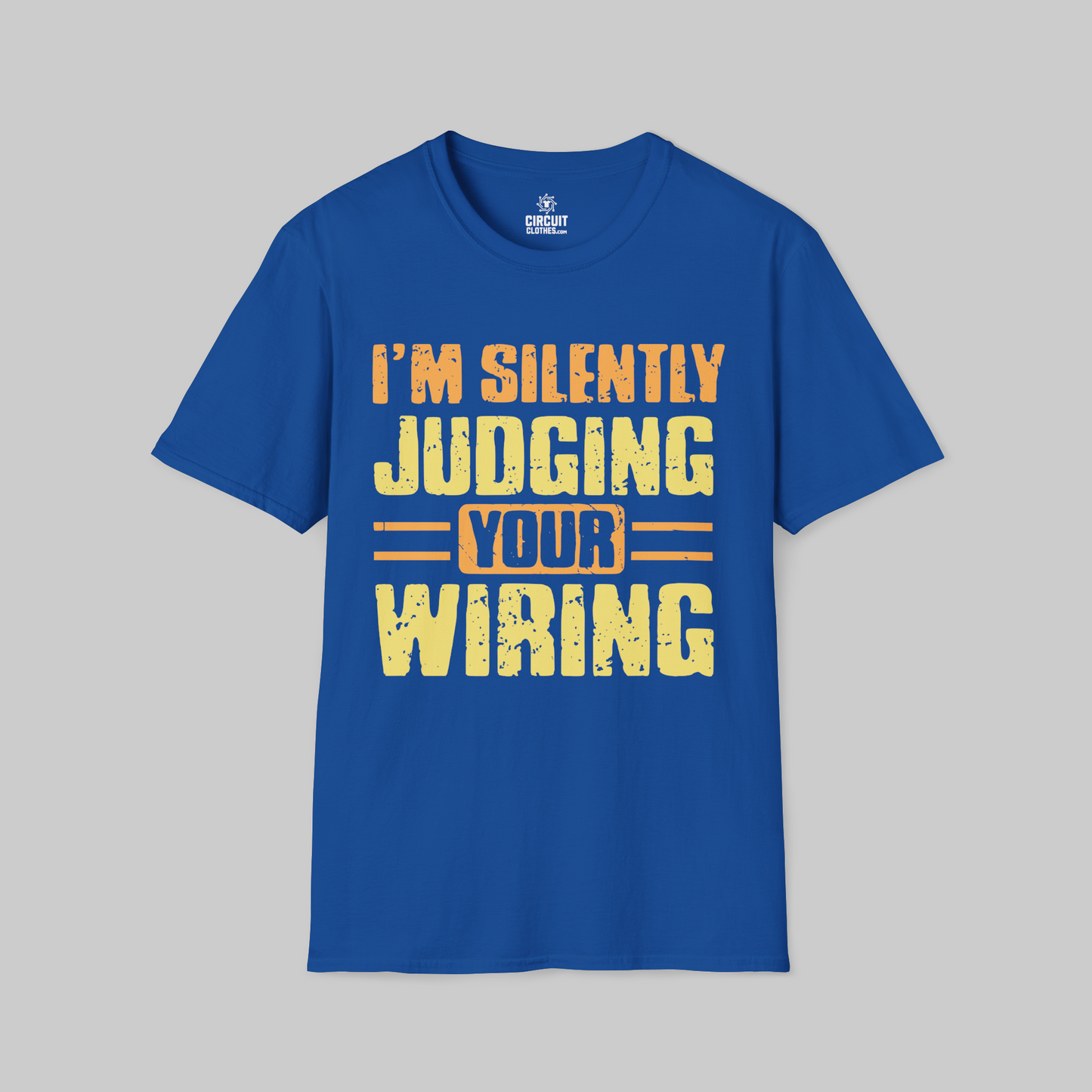 I am Silently Judging Your Wiring  T-shirt