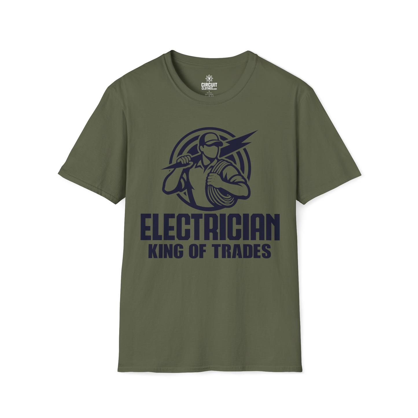 Electrician King of Trade T-shirt
