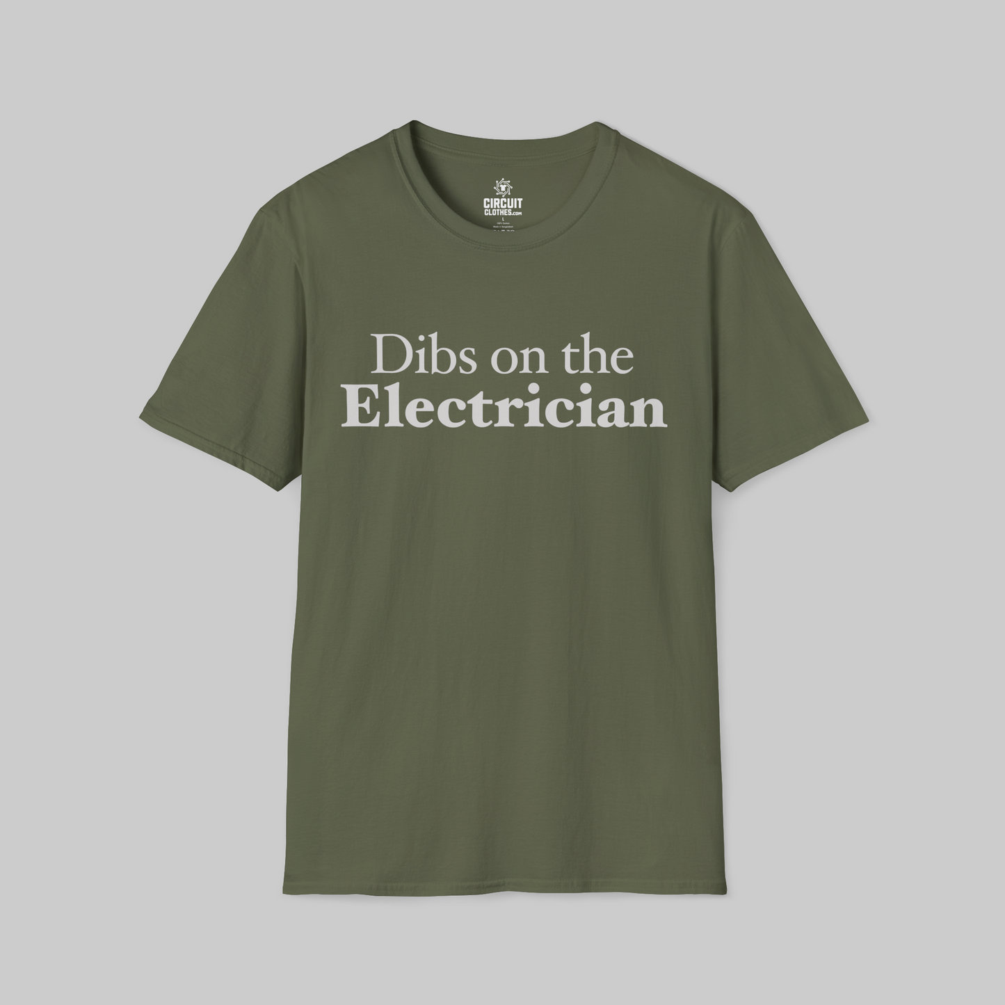 Dibs on the Electrician T-shirt