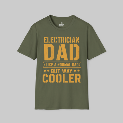 Electrician Dad Way Cooler T-shirt
