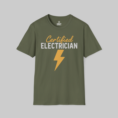 Certified Electrician T-shirt