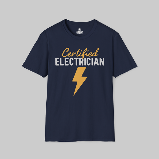 Certified Electrician T-shirt