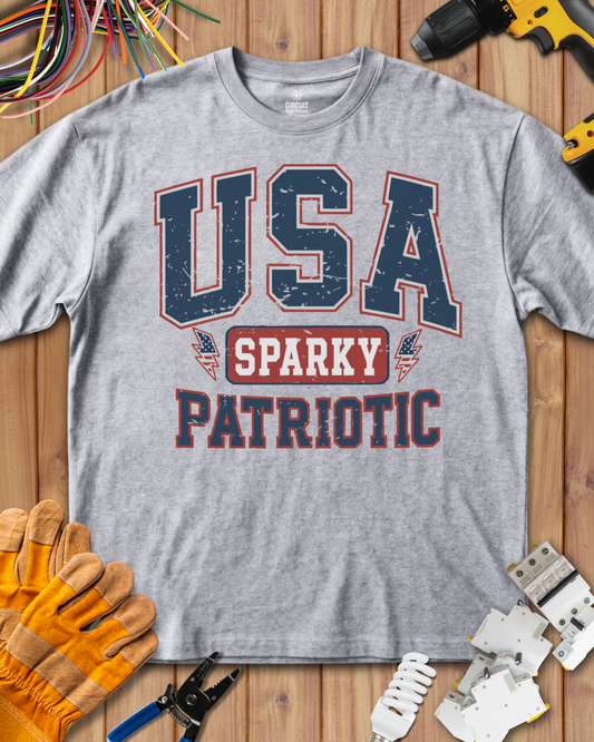 USA Sparky Patriotic T-shirt