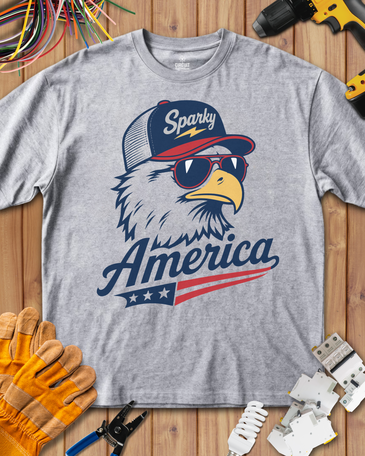 Sparky Eagles America  T-shirt